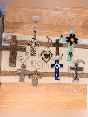 Crosses- Handmade / Purchased. 9 Crosses. Some from Answered Prayers.